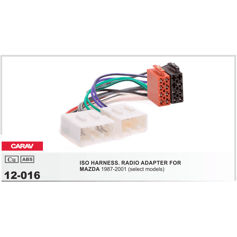 CARAV 12-016  ISO-переходник MAZDA  1987-2001г.