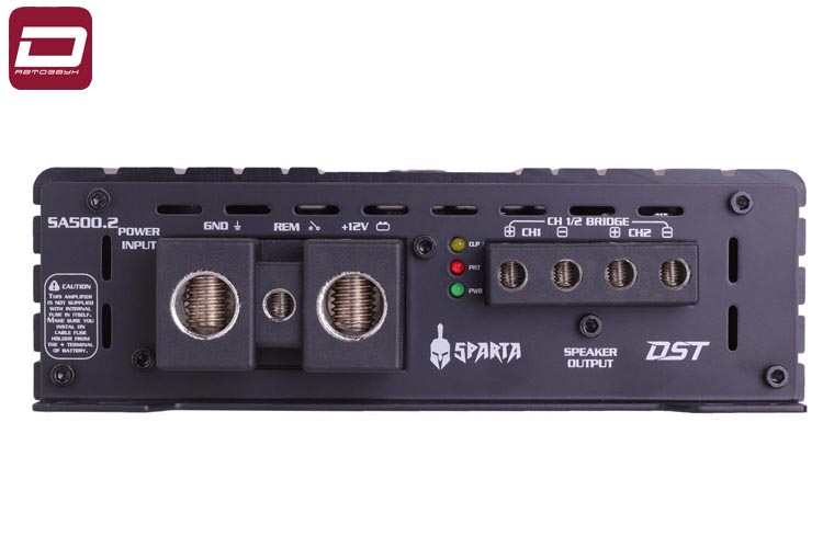 Dynamic State SPARTA SA500.2  2-х канальный широкополосный усилитель, Class D, RMS при 14,4В, 1% THD (2)