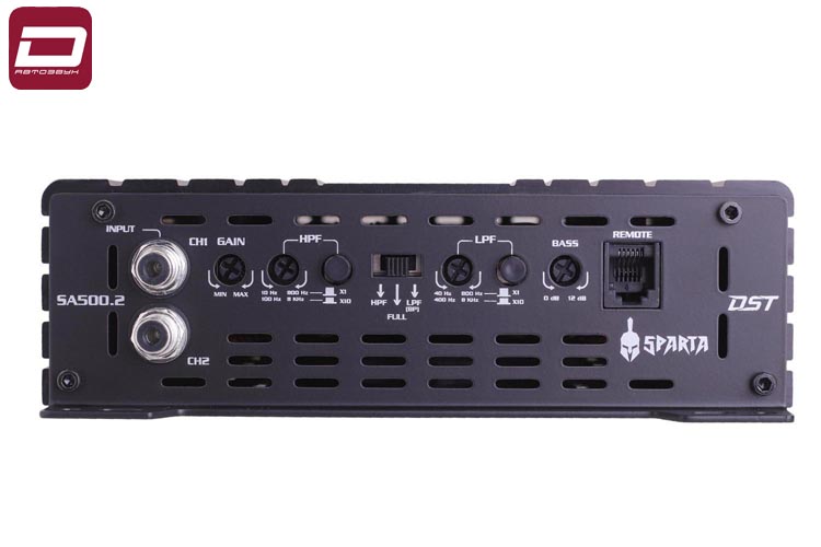 Dynamic State SPARTA SA500.2  2-х канальный широкополосный усилитель, Class D, RMS при 14,4В, 1% THD (1)