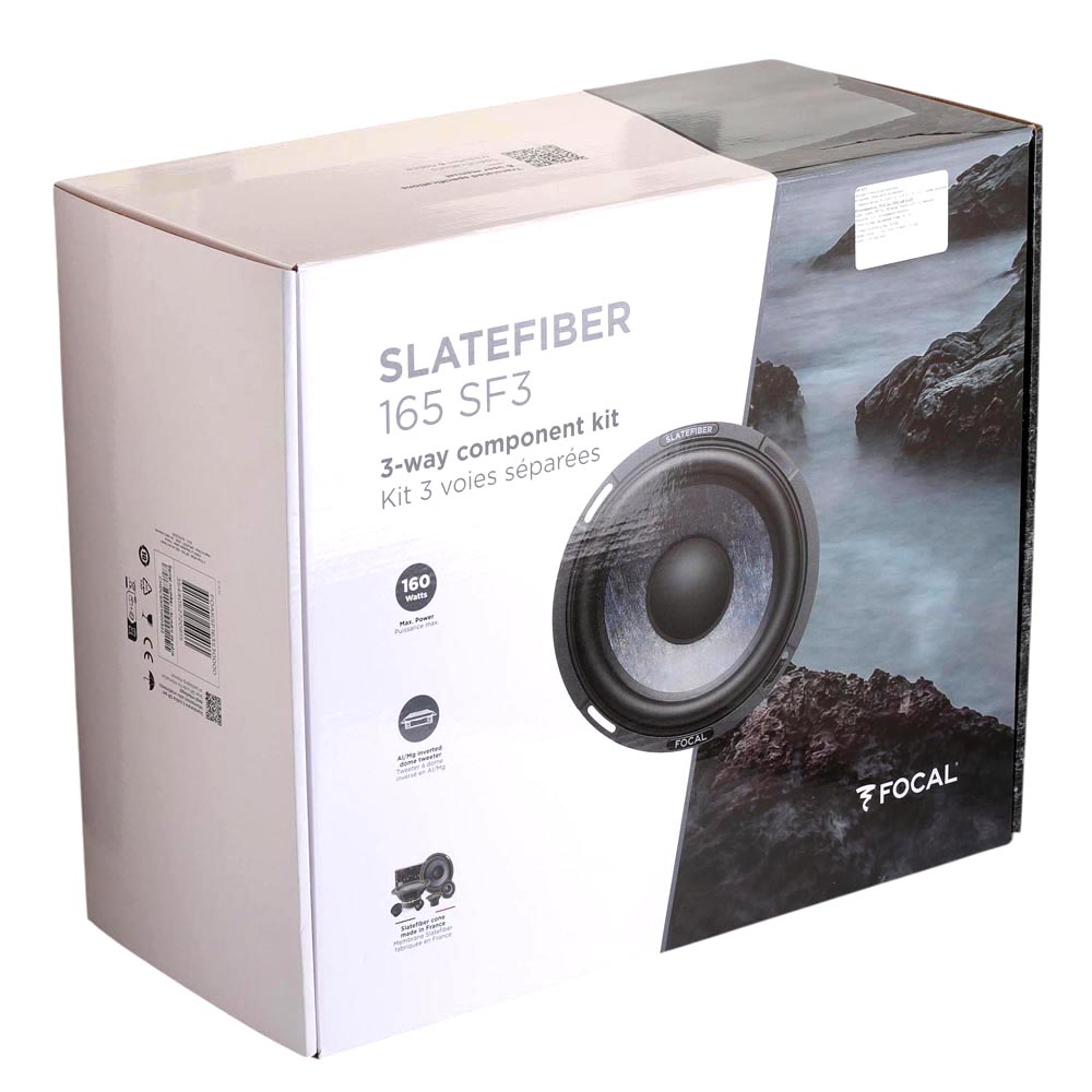 Focal Slatefiber 165 SF3 3-компонентная акустика 16,5 см упаковка