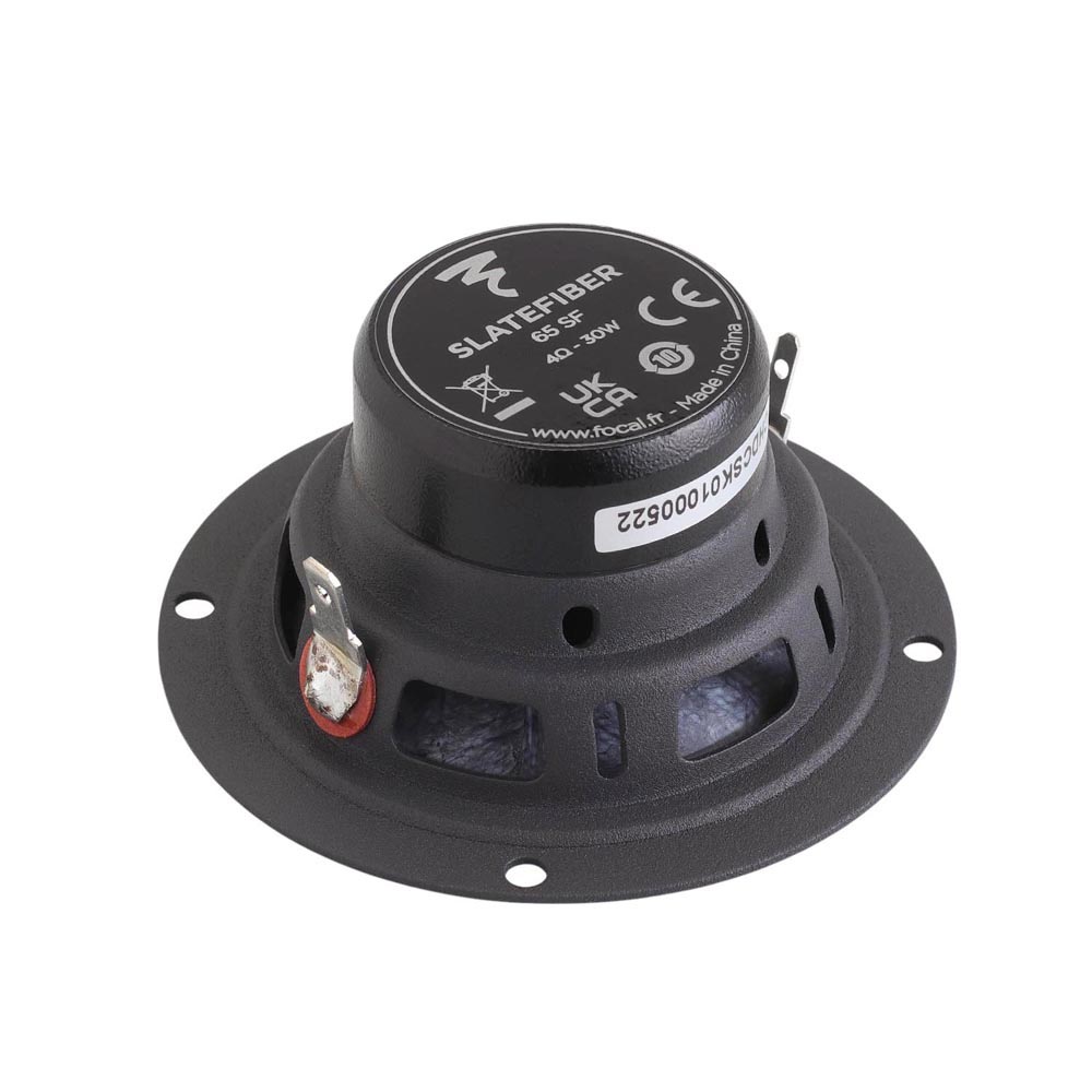 Focal Slatefiber 165 SF3 3-компонентная акустика 16,5 см среднечастотник вид сзади под углом