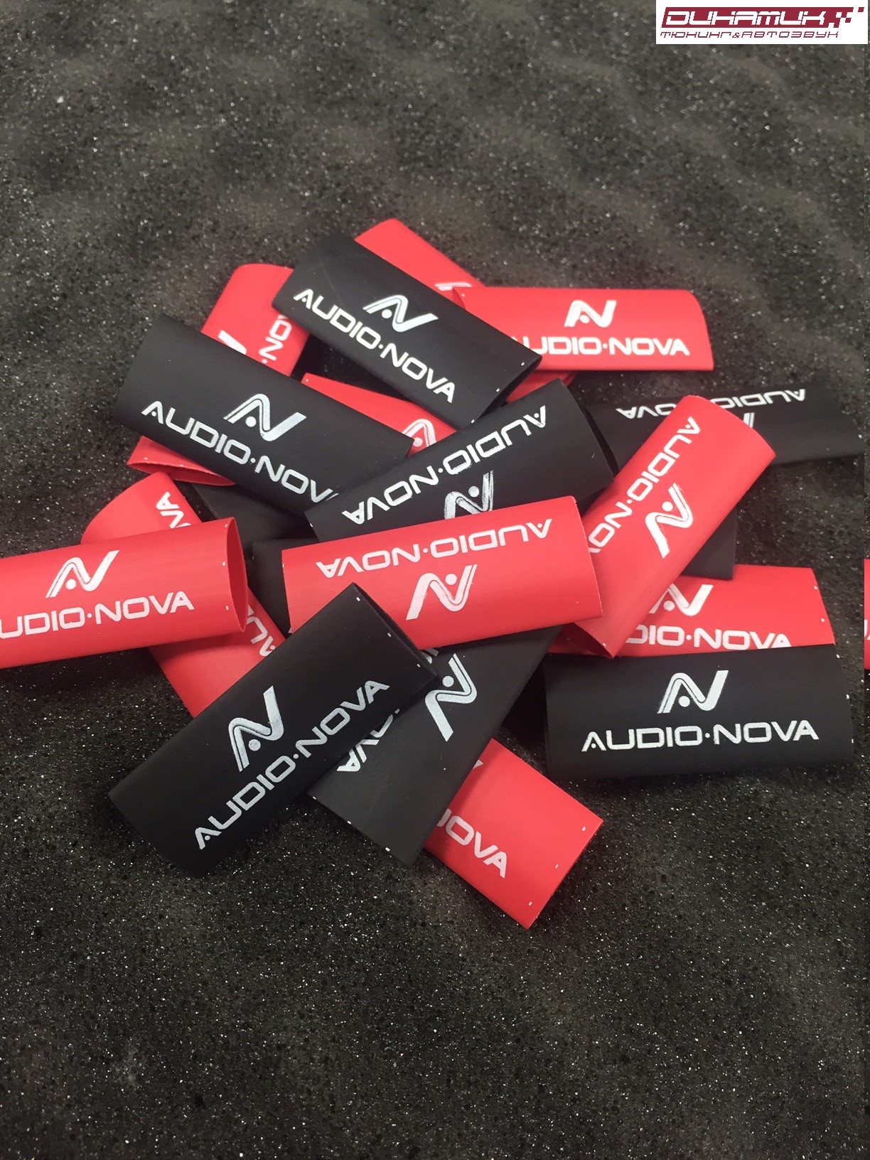 AUDIO NOVA HST15 Термоусадочная трубка с логотипом, НЕ ГОРЮЧАЯ. Материал  полиэтилен. Длинна 40мм. Н