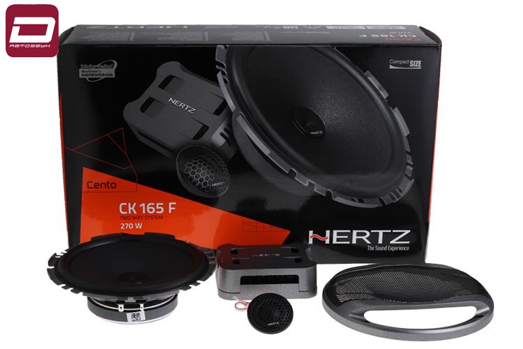 Hertz CK 165F  2-х компонентная акустика 16,5см, 4 Ом, 90_270 Вт, 65-22500 Гц, 93дБ. Кроссовер _  25 (1)