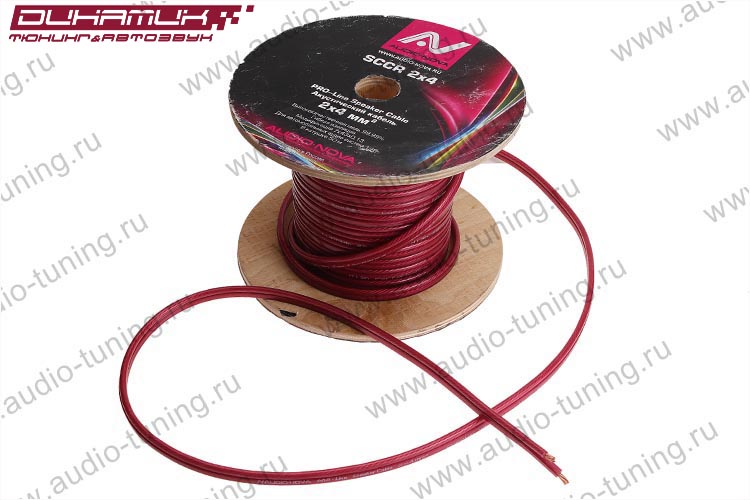 AUDIO NOVA SCCR 2x4 Акустический кабель 2х4 мм , в катушке 50 м, высоко качественная медь 99,99%, ги (1)