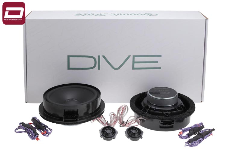 Dynamic State DIVE DVW-CS16.1  2-х полосная компонентная акустика 16,5см (6,5_) для штатных мест (2)