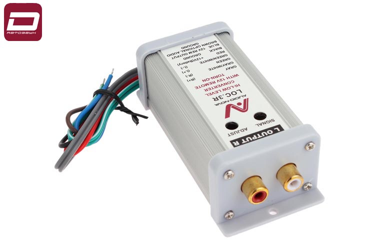 AUDIO NOVA LOC.3R  2-х канальный преобразователь акустического выхода ГУ, до 30Вт, в линейный RCA. С (2)