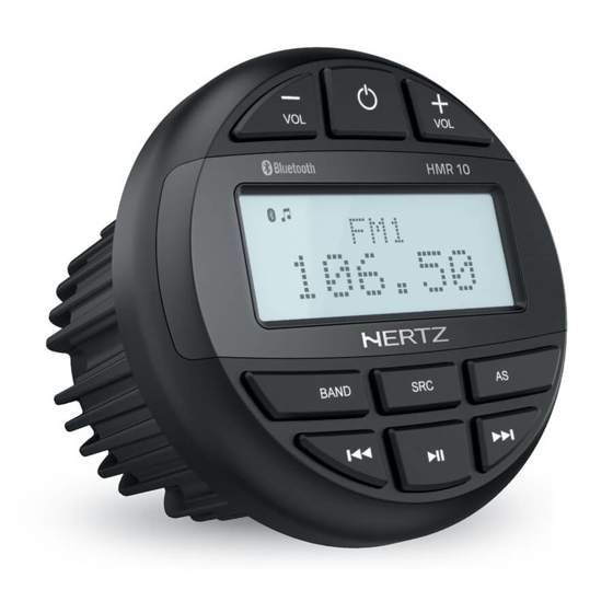 Hertz HMR 10 Digital Media Receiver  цифровой медиаресивер, Дисплей _ Матричный с диагональю 2,8 дюй