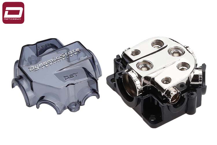 Dynamic State EI.DB6  Распределитель питания. Вход 2х0Ga (2x54мм ). Выход 2х4Ga + 2x8GA (2x20мм +2x1 (7)