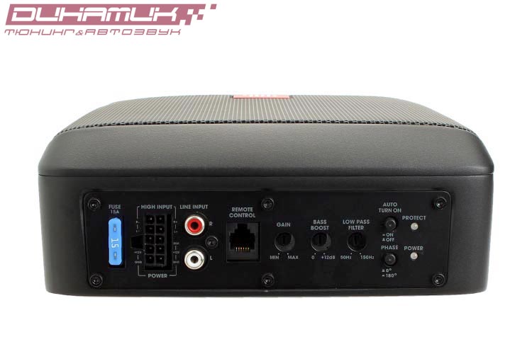 JBL BASSPRONANO  активный  сабвуфер  6_х 8_ (152 - 203 мм), алюминиевый корпус, мощность 100 Вт, вхо (9)