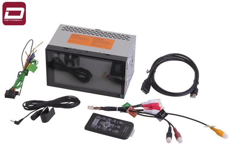 Pioneer DMH-A345BT  2-DIN мультимедиа рессивер, с монитором 6.8_ Clear Type Resistive, BLUETOOTH. We (3)