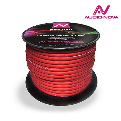 AUDIO NOVA PCA 21R Силовой кабель 21 мм , в катушке 50 м, омеднёный алюминий CCA, гибкая изоляция, ц