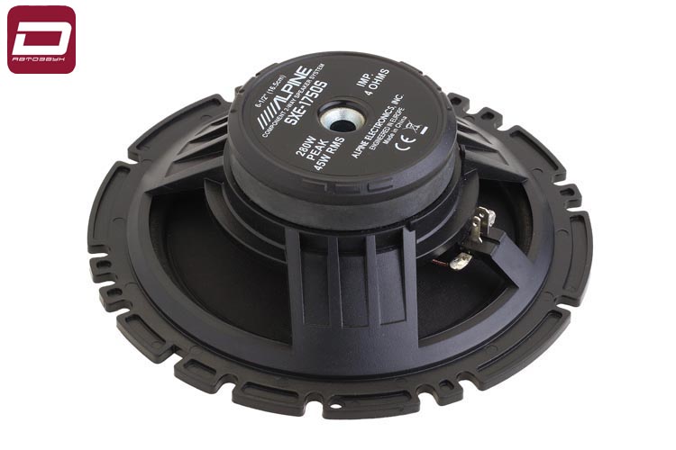Alpine SXE-1750s  2-х компонентная акустика 16,5см, RMS_макс. 30_120 Вт, 45-21000 Гц,  91дБ, 4 Ом, Н (7)