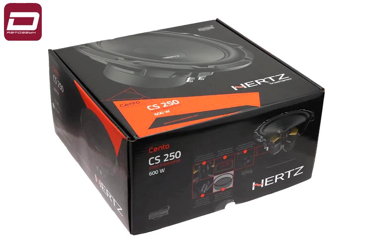 Hertz CS 250 S4   сабвуфер 25см for Box, RMS, Вт _ 300. Максимальная мощность, Вт _ 600 Импеданс, Ом (1)