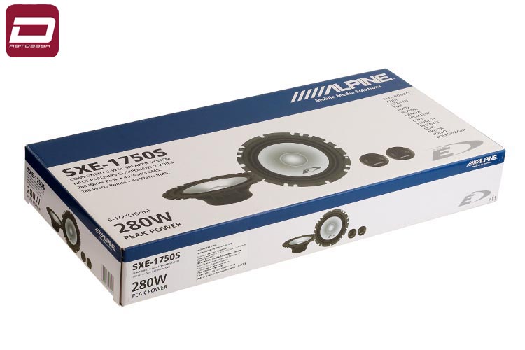 Alpine SXE-1750s  2-х компонентная акустика 16,5см, RMS_макс. 30_120 Вт, 45-21000 Гц,  91дБ, 4 Ом, Н (1)