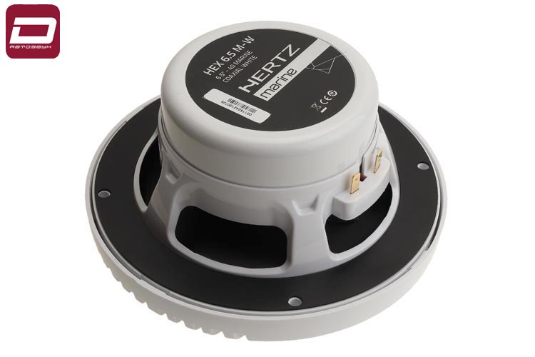 Hertz HEX 6,5 M-W MARINE  2-х полосная коаксиальная   влагозащищенная акустика 16,5см,  RMS_max_ 50_ (5)