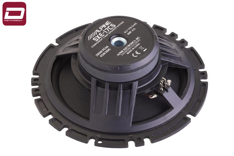 Alpine SXE-17CS  2-х компонентная акустика 16,5м, RMS_max_ 45_280 Вт, 4 Ом, 60-20000 Гц, 90 дБ, мате (7)