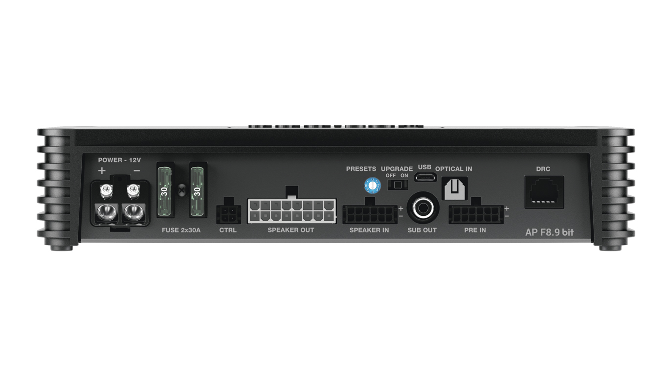 Audison AP F8.9 Bit  усилитель со встроенным цифровым аудиопроцессором (DSP), 8 каналов усиления, 9- (3)