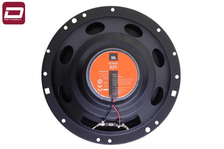 JBL STAGE1 621  2-х полосная коаксиальная аккустика, 6,5_ (165 мм) ,RMS_max 35_175, 4 Ом, Вт, 55 - 2 (6)