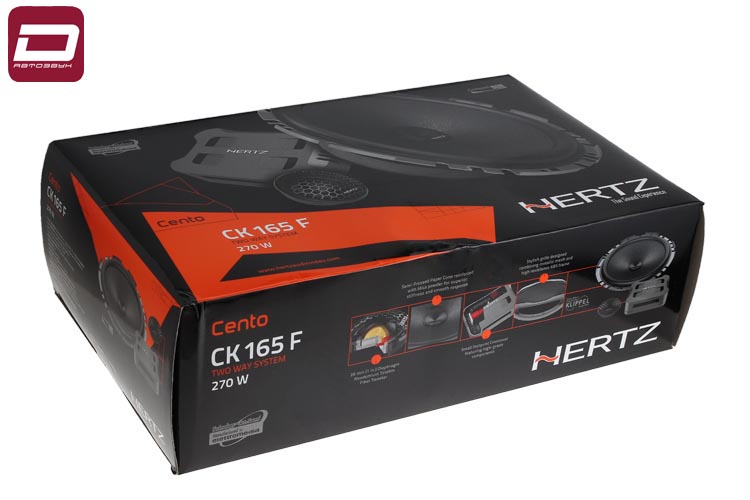 Hertz CK 165F  2-х компонентная акустика 16,5см, 4 Ом, 90_270 Вт, 65-22500 Гц, 93дБ. Кроссовер _  25 (2)