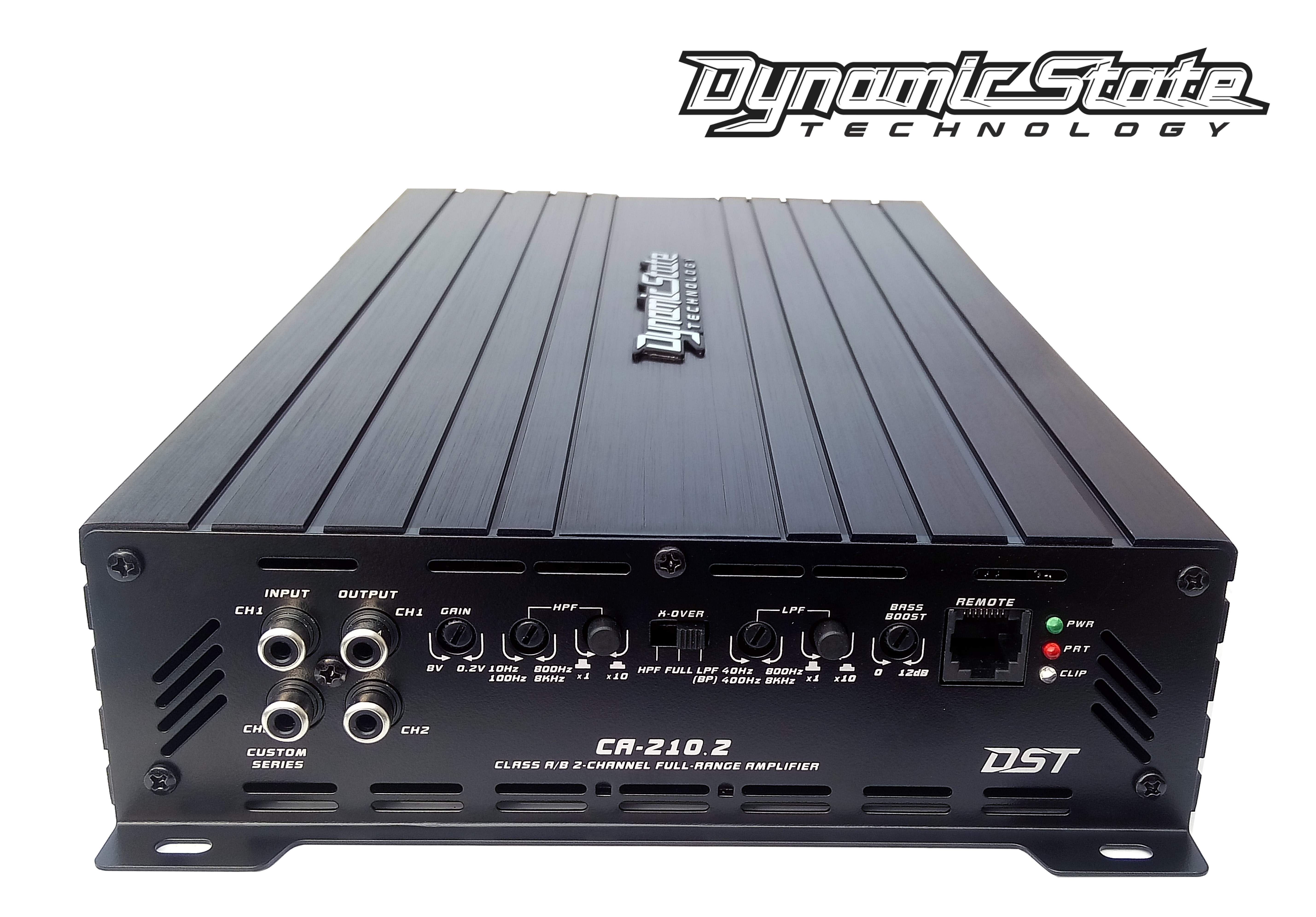 Dynamic State CA-210.2 CUSTOM Series  2-х канальный широкополосный усилитель, Class A_B, RMS @14,4В_