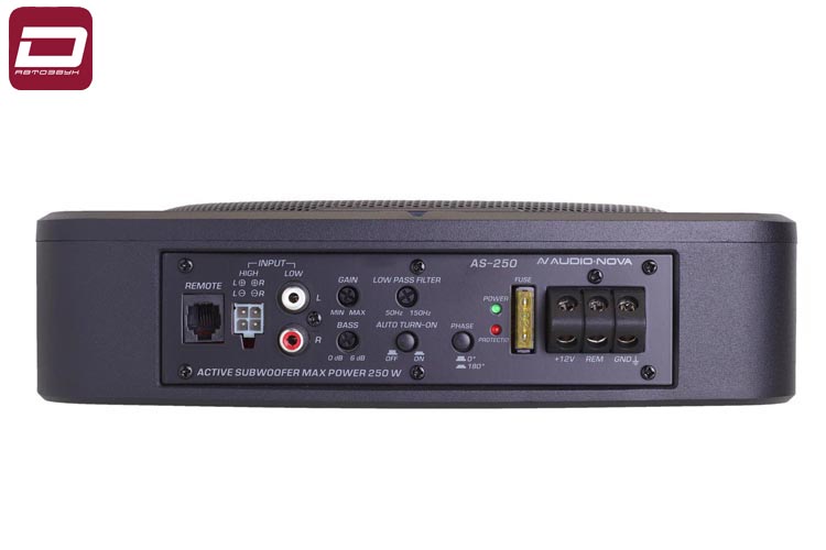 AUDIO NOVA AS-250  активный сабвуфер 10_ _ 250 mm в алюминиевом корпусе. (3)