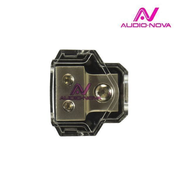 AUDIO NOVA DB14S  Распределитель питания. Вход 1х0Ga (до 54мм²) -Выход 2х4Ga (2х20мм²) + 2x8GA (2x10 (1)