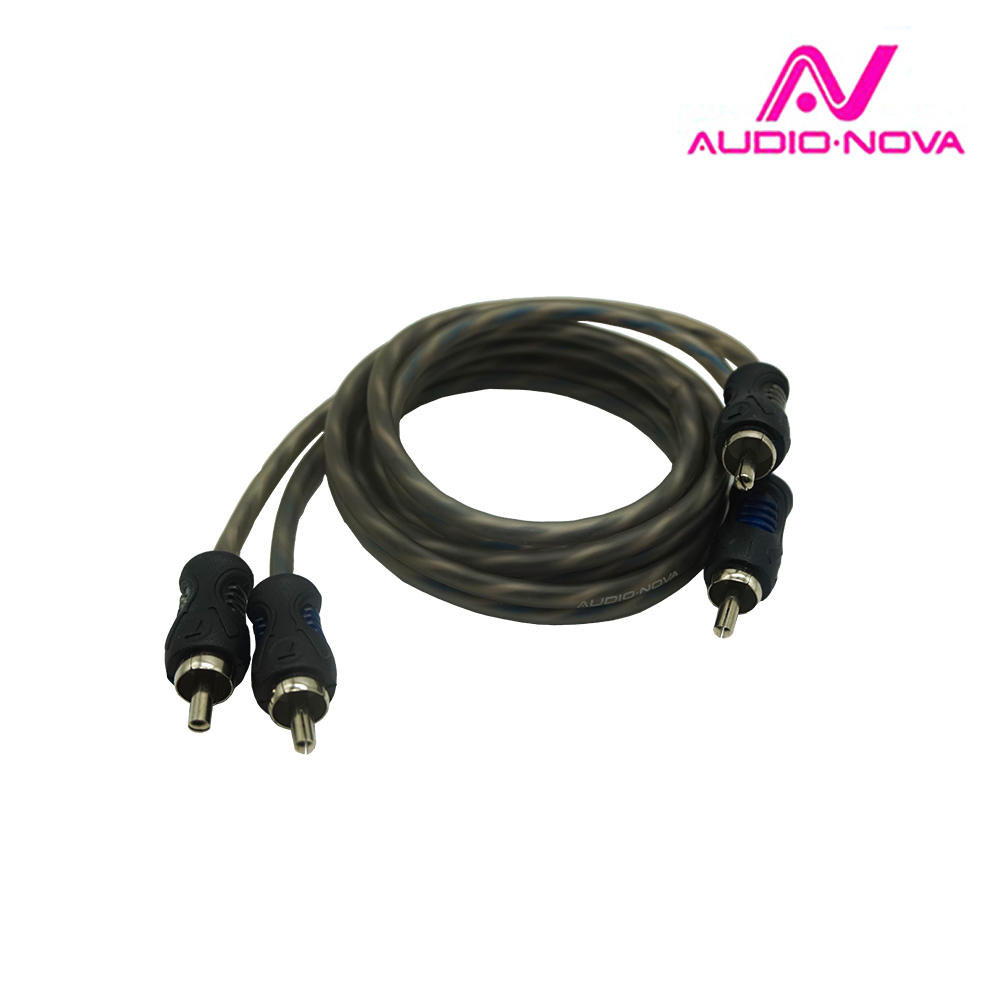 AUDIO NOVA RC1-1M ECO  Сигнальный кабель RCA, 2-х канальный, длинна 1м, витая пара, медный проводник