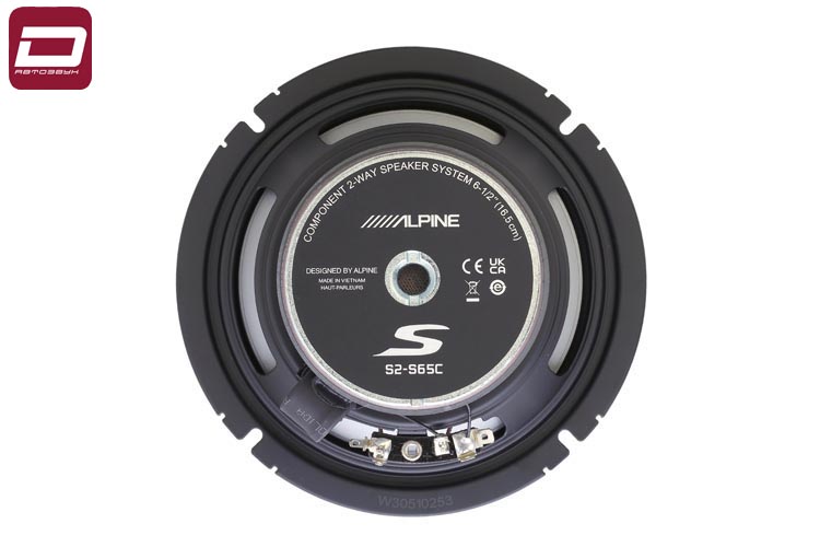 Alpine S2-S65C  2-х компонентная  акустика16,5 см, (9)