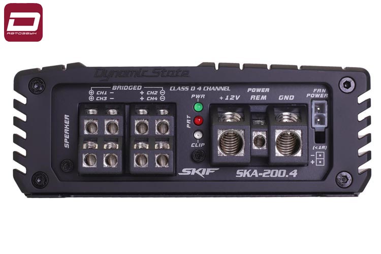 Dynamic State SKIF SKA-200.4  4-канальный широкополосный усилитель, Class FD (2)