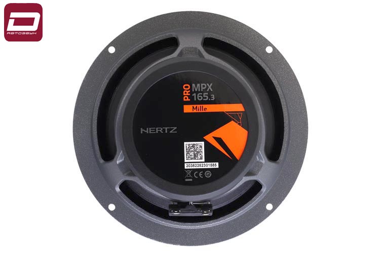 Hertz MPX165.3   2-х полосная коаксиальная акустика 16,5см, 4Ом, 100_200Вт, 45-21500Гц, 92дб, матери (5)