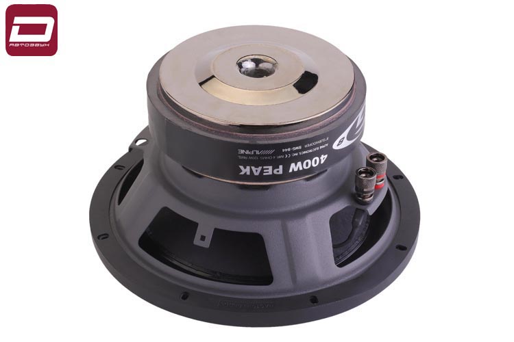 Alpine SWG-844 сабвуфер 25см for Box, RMS_макс.120_400 Вт, 34-1500 Гц, 87 дБ, 4Ом, Qts_Vas_Fs_ 0.42_ (1)