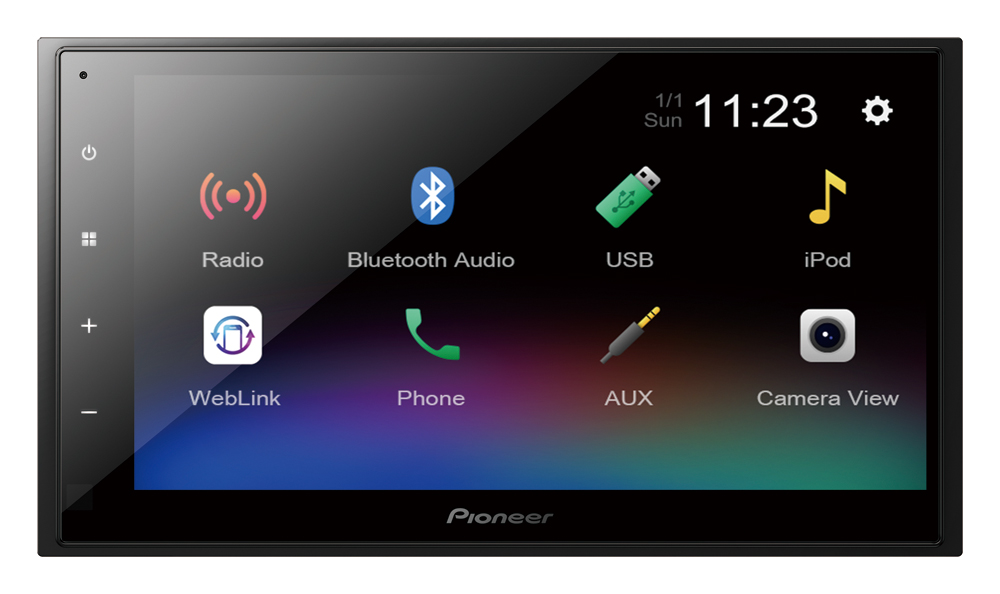 Pioneer DMH-A345BT  2-DIN мультимедиа рессивер, с монитором 6.8_ Clear Type Resistive, BLUETOOTH. We (2)