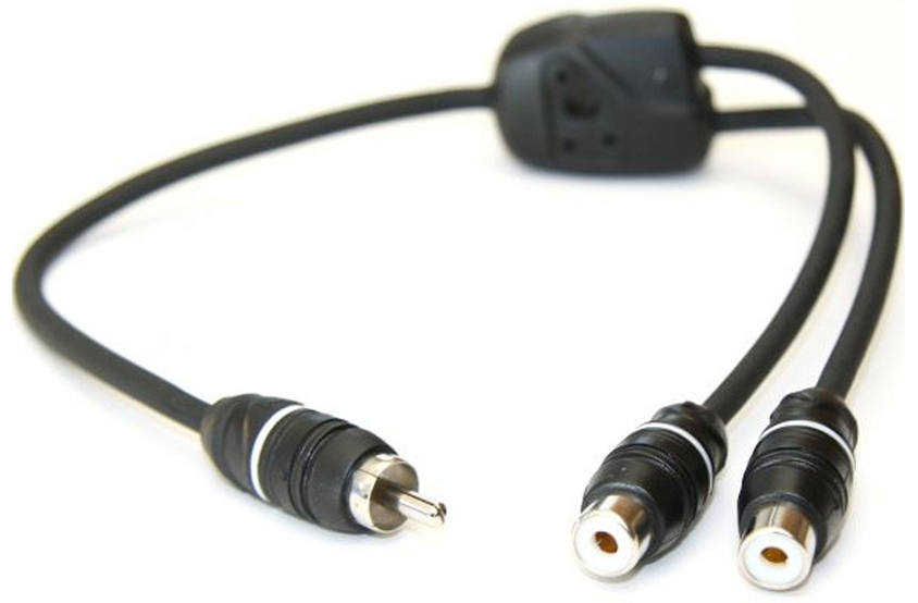 Connection by Audison FSF 030.2   Сигнальный кабель RCA, Y-адаптер_ 1 штекер – 2 гнезда, витая пара