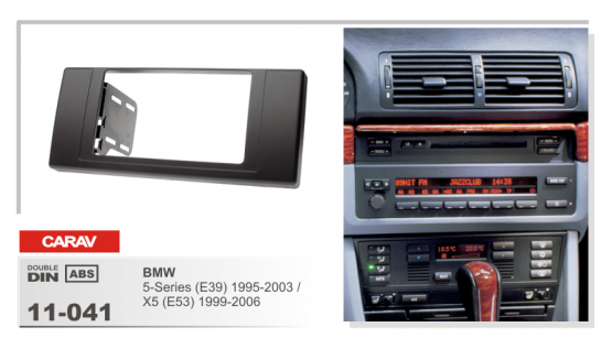 CARAV 11-041 переходная рамка магитолы 2DIN для BMW X5 (E53) 1999-2006г.