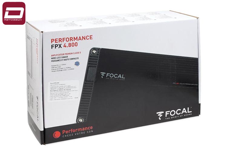 Focal FPX 4.800  4-х канальный усилитель, класс D,