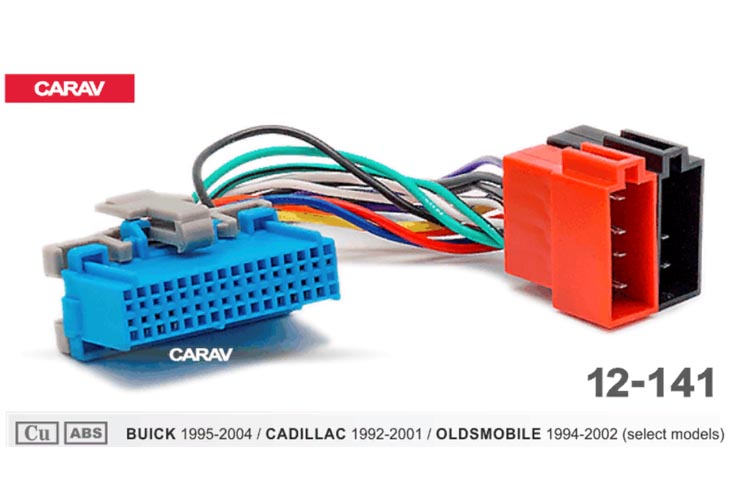 CARAV 12-141   ISO-переходник BUICK 1995-2004 _ CADILLAC 1992-2001  _ OLDSMOBILE 1994-2002