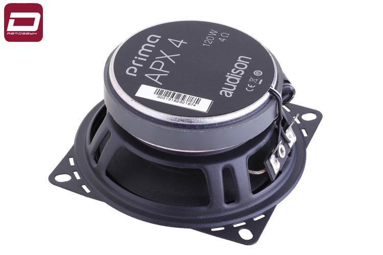 Audison Prima APX 4 2-х полосная акустика 10см, RMS_max_ 40_120 Вт, 4 Ом, 80-23000 Гц, 91 дБ, диффуз (1)