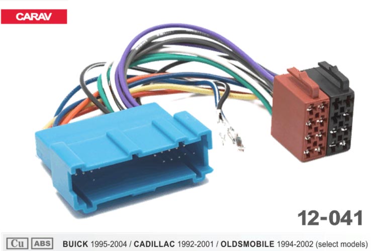 CARAV 12-041   ISO-переходник BUICK 1995-2004   CADILLAC 1992-2001    OLDSMOBILE 1994-2002