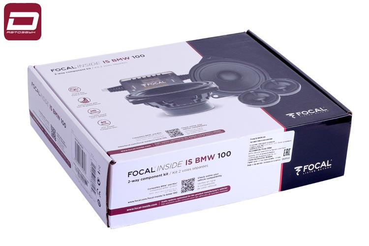 Focal IS BMW 100   2-х компонентная акустика 10 см. для замены штатной в BMW, RMS_max_ 40_80 Вт, 4 О (1)
