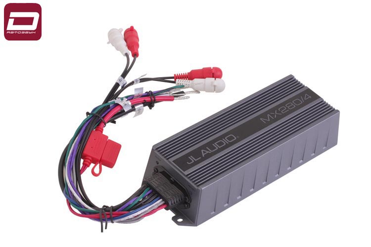 JL Audio MX280_4   4-х канальный усилитель, Class D, RMS (4 Ом, 14,4 В), Вт _ 4 x 50,  RMS (3 Ом, 14
