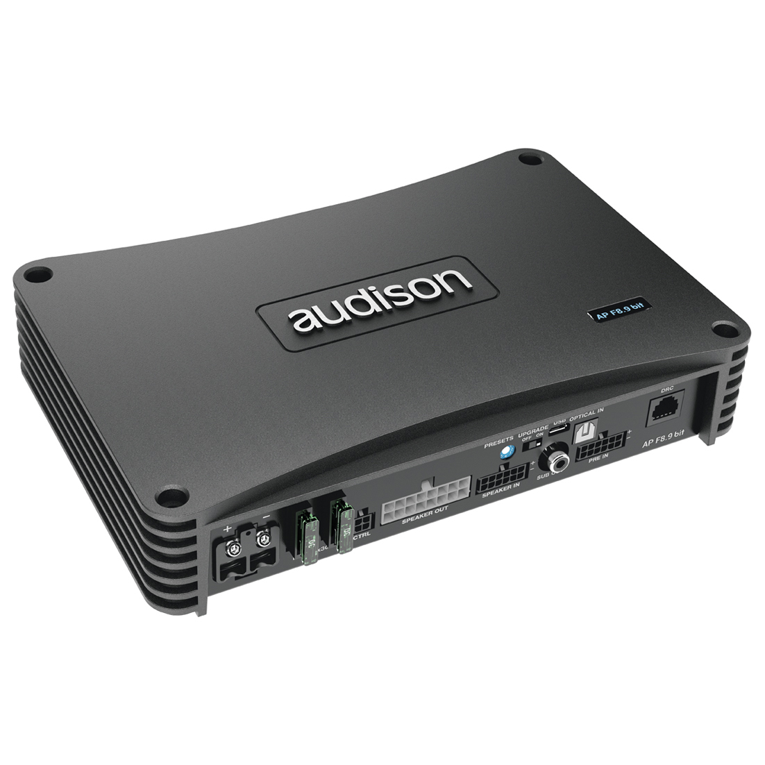 Audison AP F8.9 Bit  усилитель со встроенным цифровым аудиопроцессором (DSP), 8 каналов усиления, 9-
