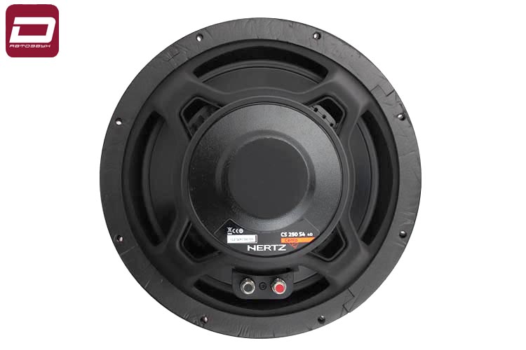 Hertz CS 250 S4   сабвуфер 25см for Box, RMS, Вт _ 300. Максимальная мощность, Вт _ 600 Импеданс, Ом (6)