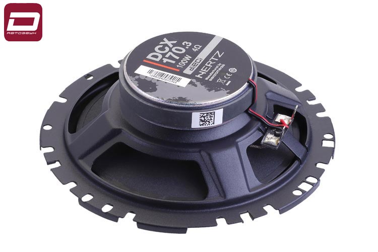 Hertz DCX 170.3  2-х полосная акустика 16,5см, 4 Ом, 60_120 Вт, 60-21000 Гц, 93 дБ., НЧ_ прессованна (1)