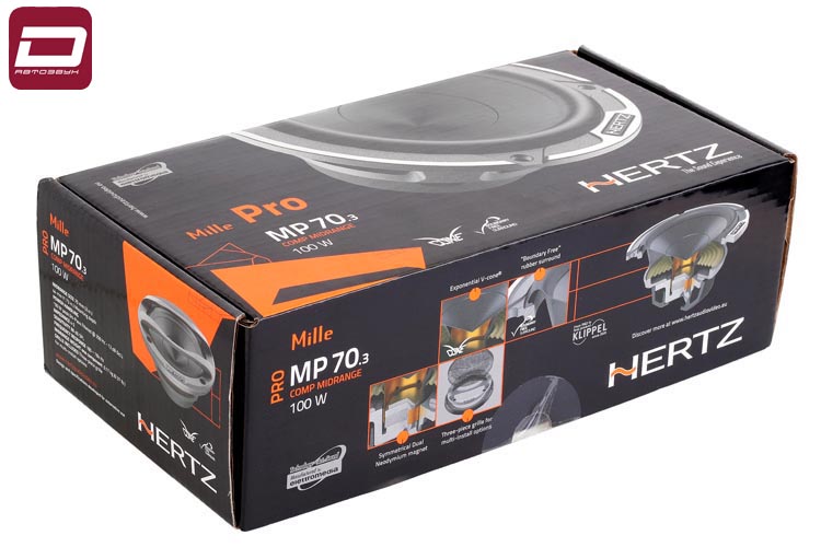 Hertz MP 70.3 среднечастотная акустика 7 см (3 дюйма), упаковка