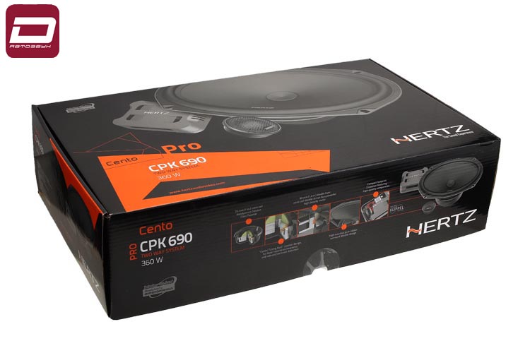 Hertz CPK 690  2-компонентная акустика 15x22,5 см( 6х9_) (1)
