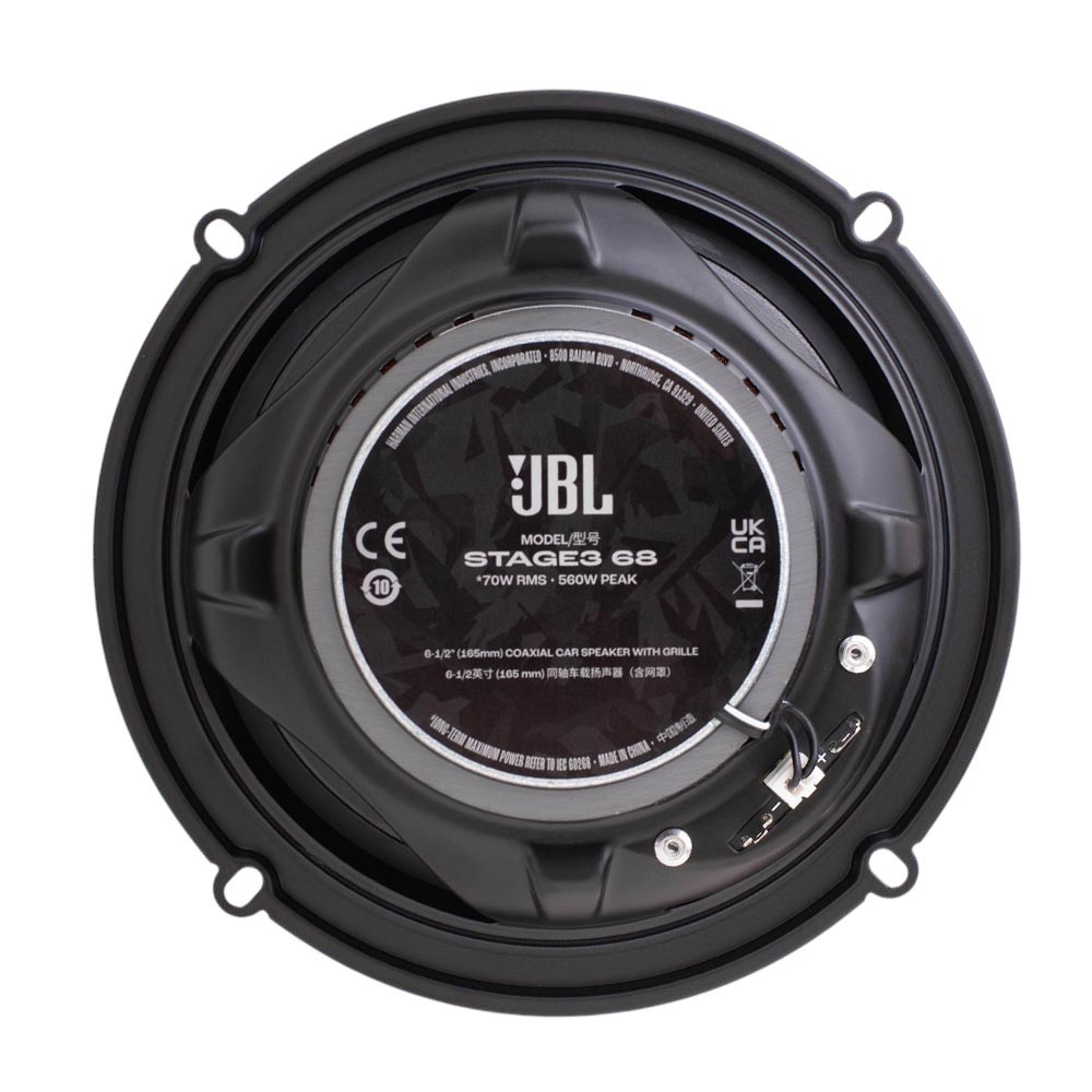 JBL STAGE3 68 2-полосная коаксиальная акустика 16см вид сзади