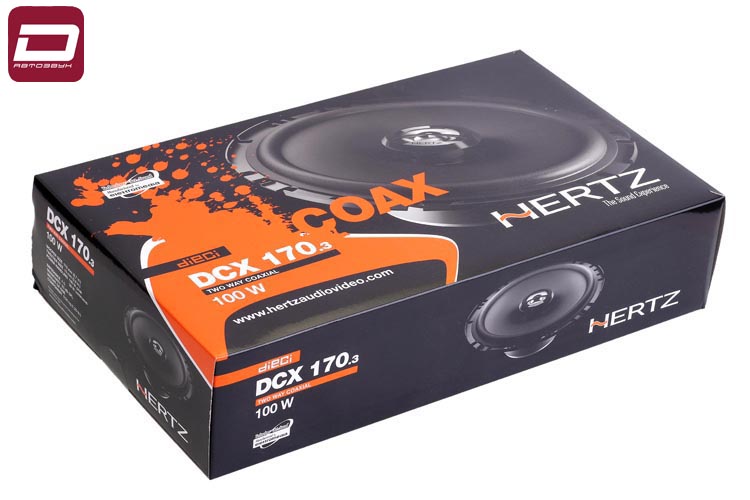 Hertz DCX 170.3  2-х полосная акустика 17см, 4 Ом, 60_120 Вт, 60-21000 Гц, 93 дБ., НЧ_ прессованна