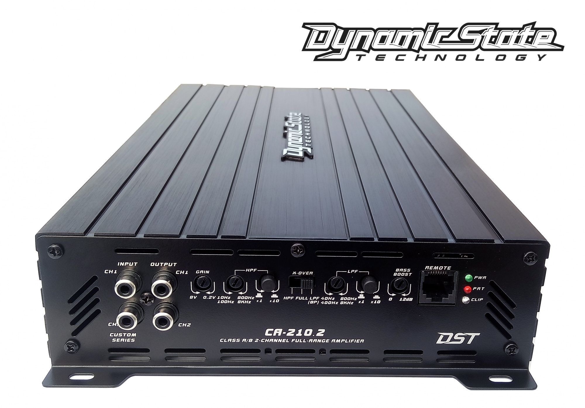 Dynamic State CA-210.2 CUSTOM Series  2-х канальный широкополосный усилитель, Class A_B, RMS @14,4В_